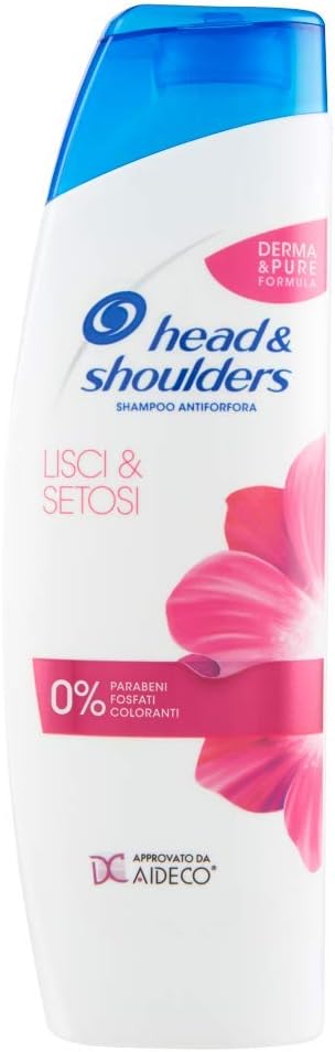 Head & Shoulders Smooth & Silky Anti-Dandruff Shampoo — 250ml — Pack Of 6