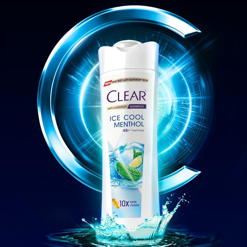 Clear Ice Cool Menthol Anti-Dandruff Shampoo — 300ml