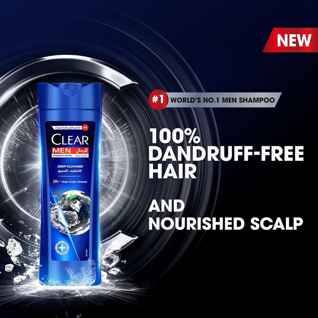 Clear Men Deep Cleanse Anti-Dandruff Shampoo — 600 ML