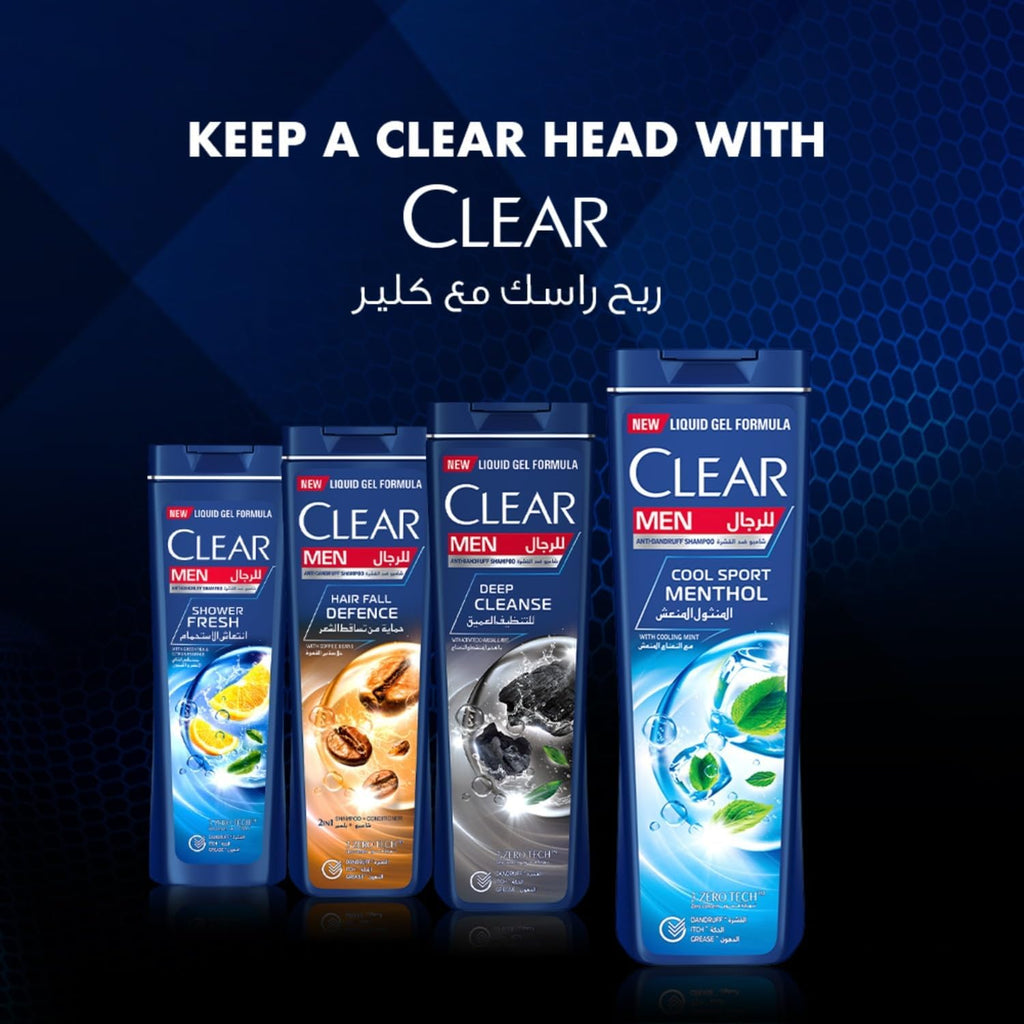 Clear Men Hairfall Defence Anti-Dandruff Shampoo — 400 ml