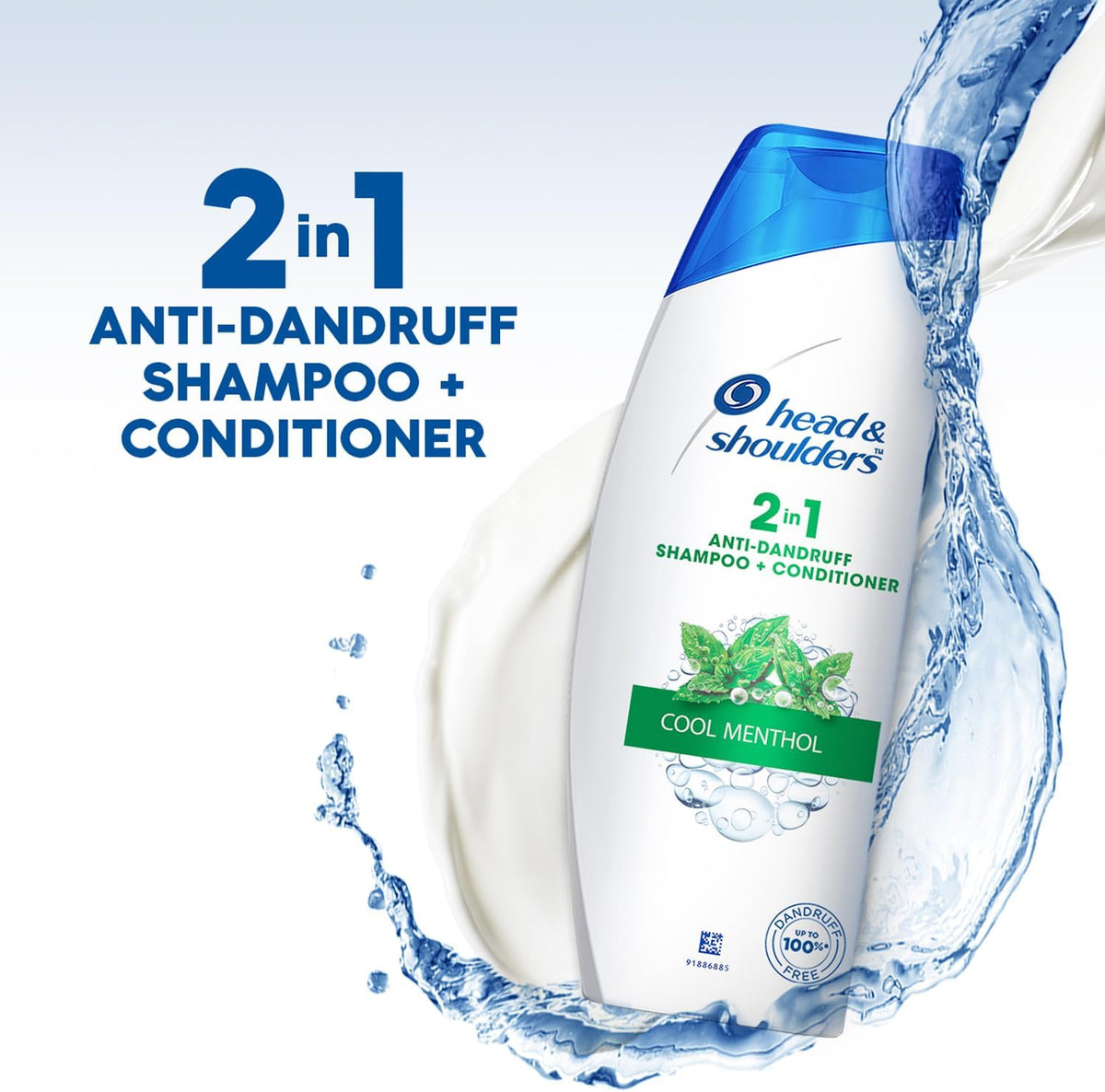 Head & Shoulders Cool Menthol 2-in-1 Shampoo & Conditioner — 340ml