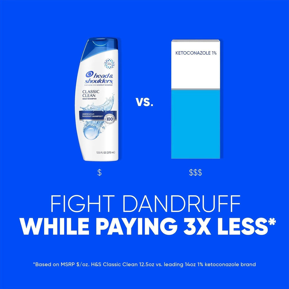 Head & Shoulders Classic Clean Anti-Dandruff Shampoo — 32.1 Fl Oz — Twin Pack