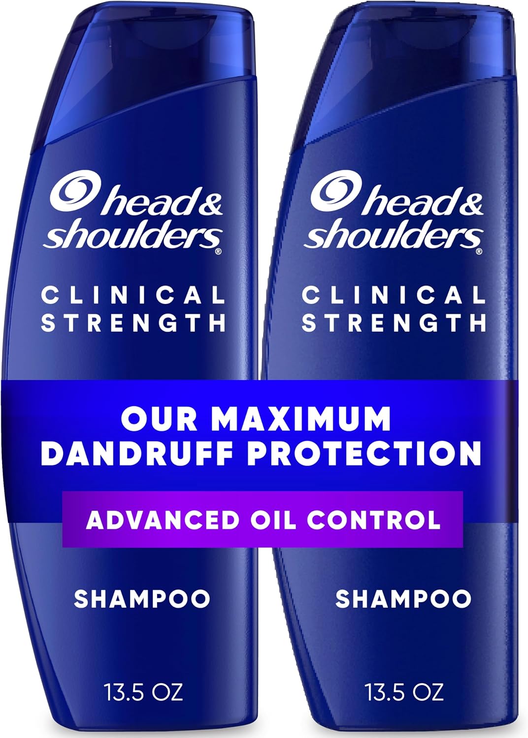 Head & Shoulders Clinical Oil Control Anti-Dandruff Shampoo — 13.5 Fl Oz — Twin Pack