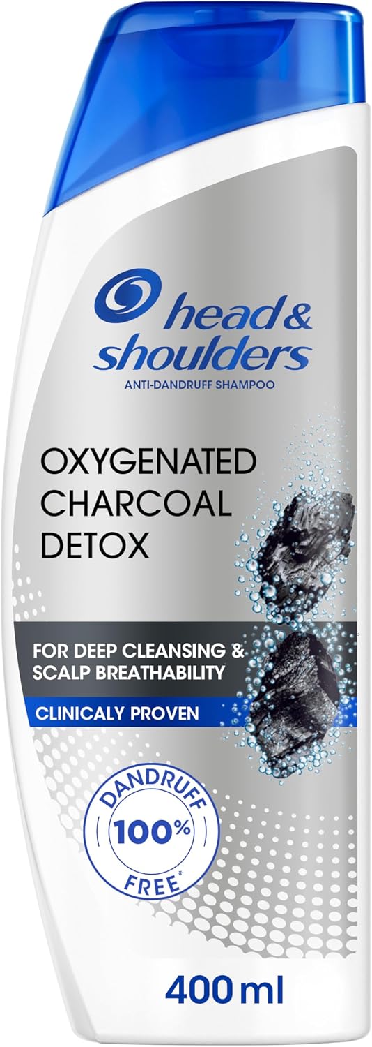 Head & Shoulders Charcoal Detox Anti-Dandruff Shampoo — 400 ml