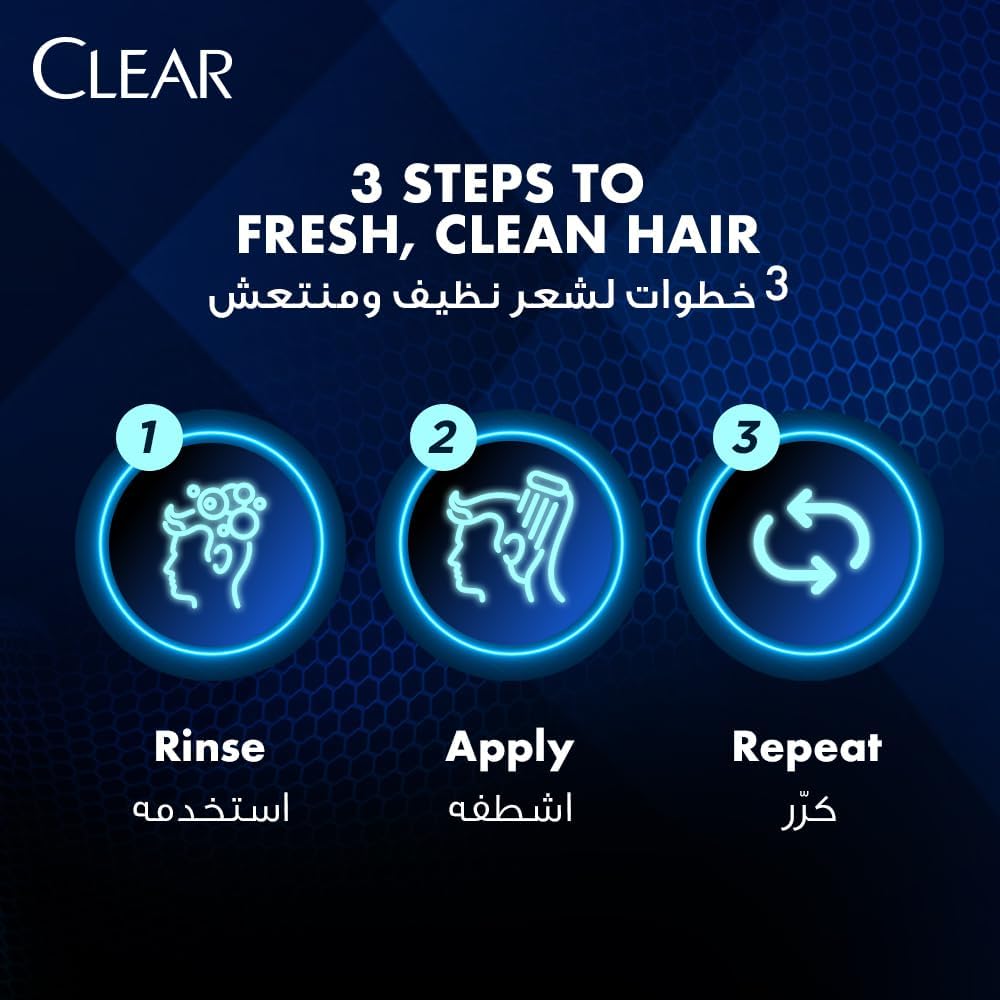 Clear Men Complete Care 3-in-1 Hair & Body Wash — 900ml