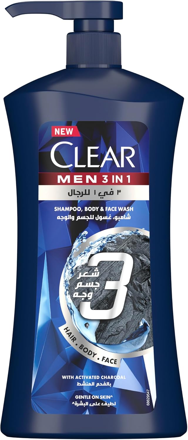 Clear Men Complete Care 3-in-1 Hair & Body Wash — 900ml