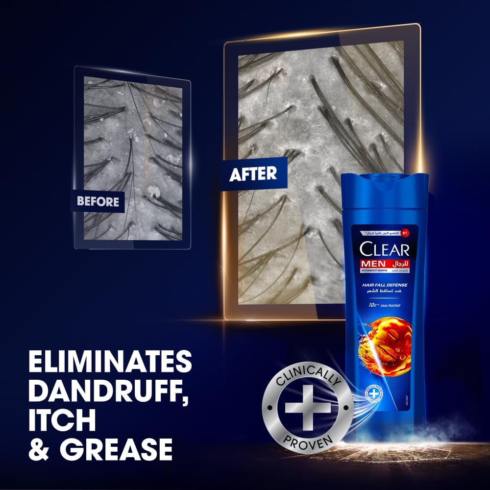 Clear Men Hairfall Defence Anti-Dandruff Shampoo — 400ml
