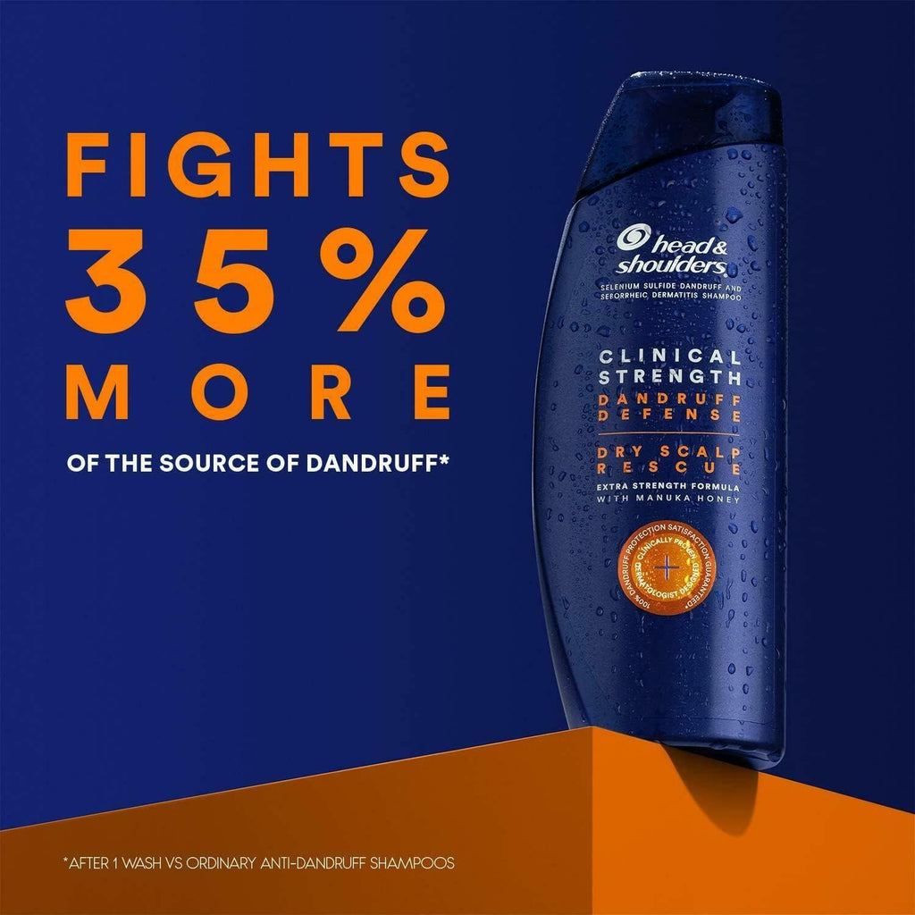 Head & Shoulders Clinical Strength Anti-Dandruff Shampoo — 13.5 fl oz — Twin Pack