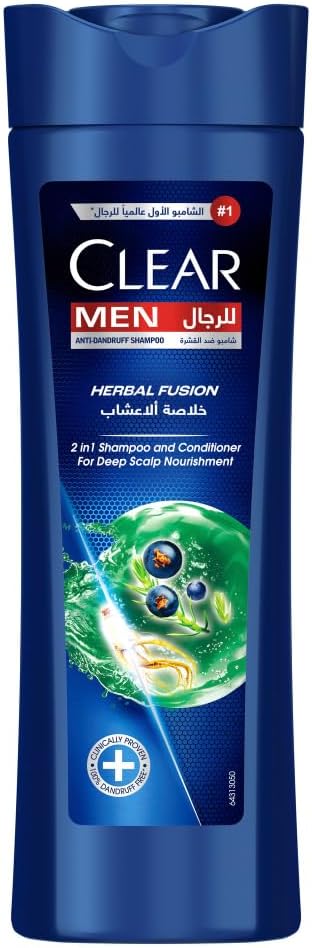 Clear Men Herbal Fusion 2-in-1 Shampoo & Conditioner — 400ml