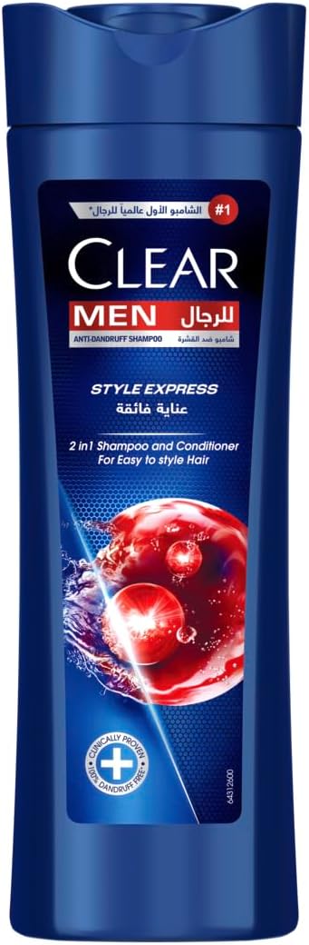 Clear Men Style Express 2-in-1 Shampoo & Conditioner — 350 ML
