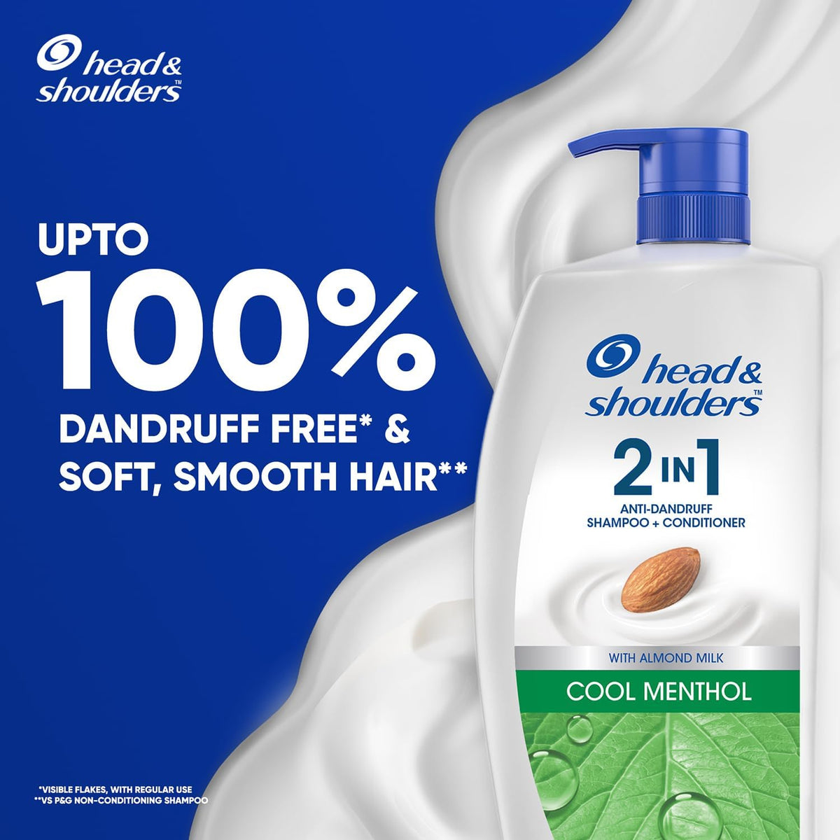Head & Shoulders Cool Menthol 2-in-1 Shampoo & Conditioner — 1L