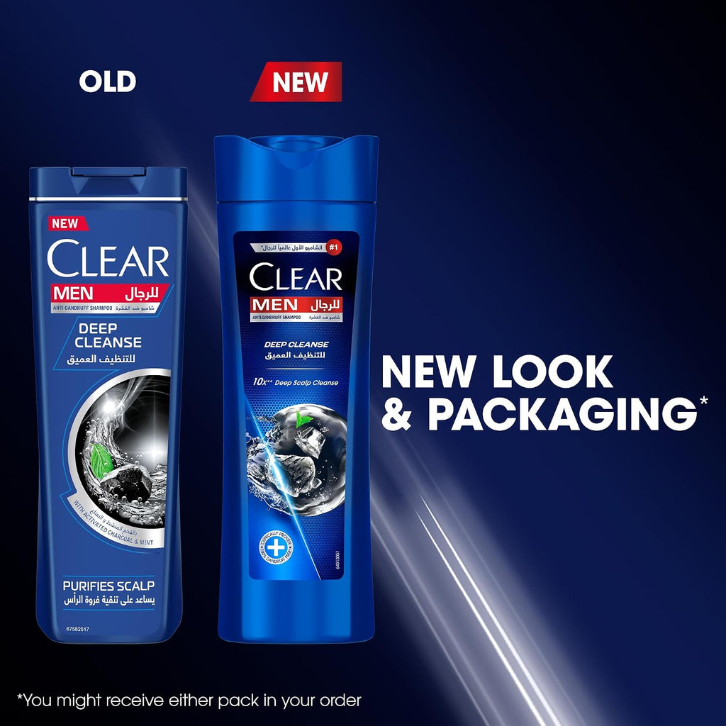 Clear Men Deep Cleanse Anti-Dandruff Shampoo — 600 ML