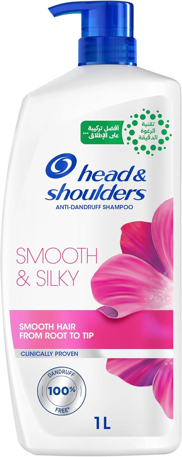 Head & Shoulders Smooth & Silky Anti-Dandruff Shampoo — 1000ml