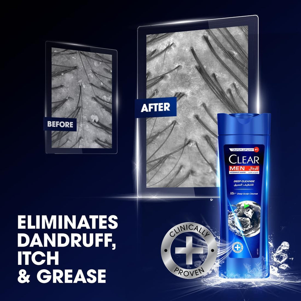 Clear Men Deep Cleanse Anti-Dandruff Shampoo — 350 ML