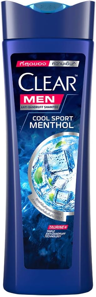 Clear Men Cool Sport Menthol Anti-Dandruff Shampoo — 310 ml