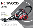 Kenwood VBP80.000RG Multi-Cyclonic Bagless Canister Vacuum Cleaner, 2200W, 3.5 L, Grey/Red — detail image 2