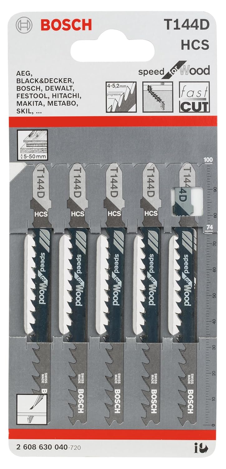 Bosch T 144 D Speed for Wood Jigsaw Blade | Model: 2608630040 — detail image 2