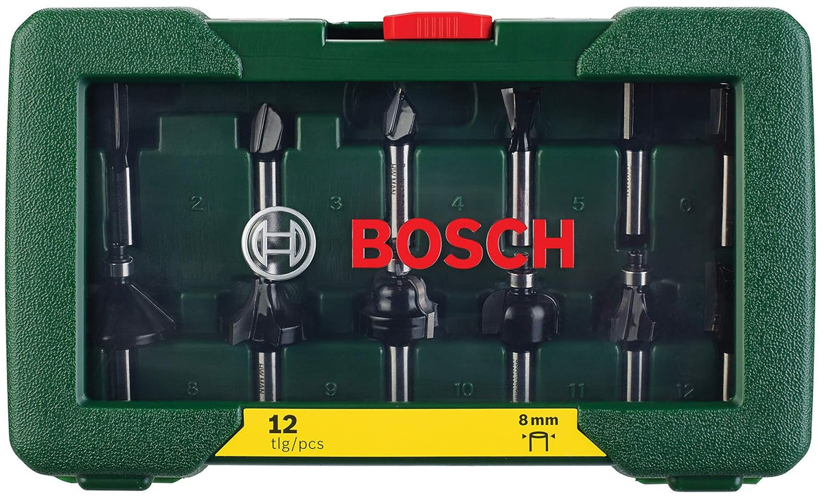 Bosch 2607019466 Routing Drill Bit Set of Cemented Carbide 12 Pcs — detail image 3