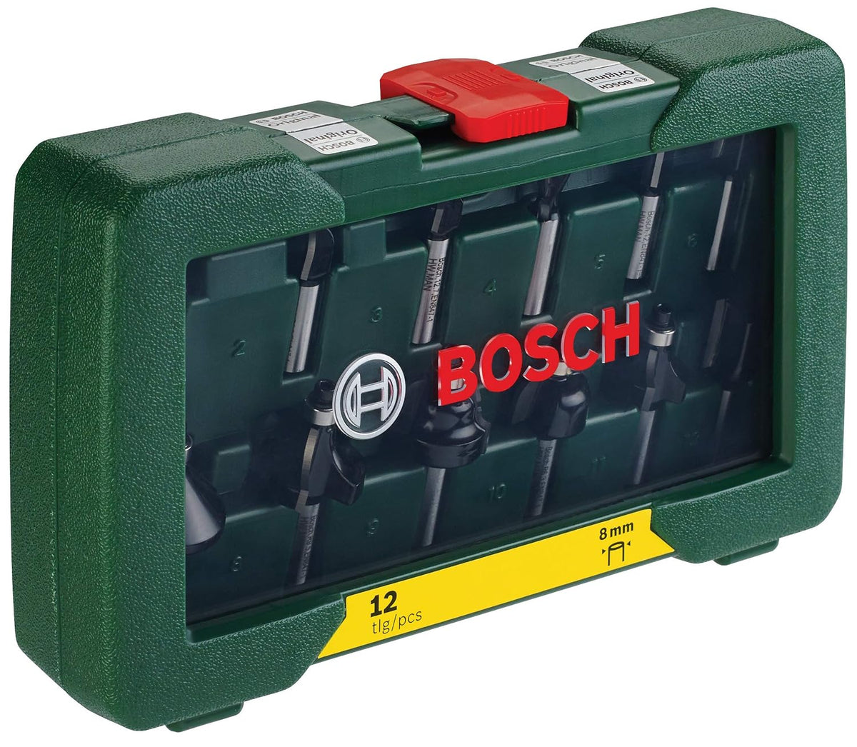 Bosch 2607019466 Routing Drill Bit Set of Cemented Carbide 12 Pcs — detail image 2
