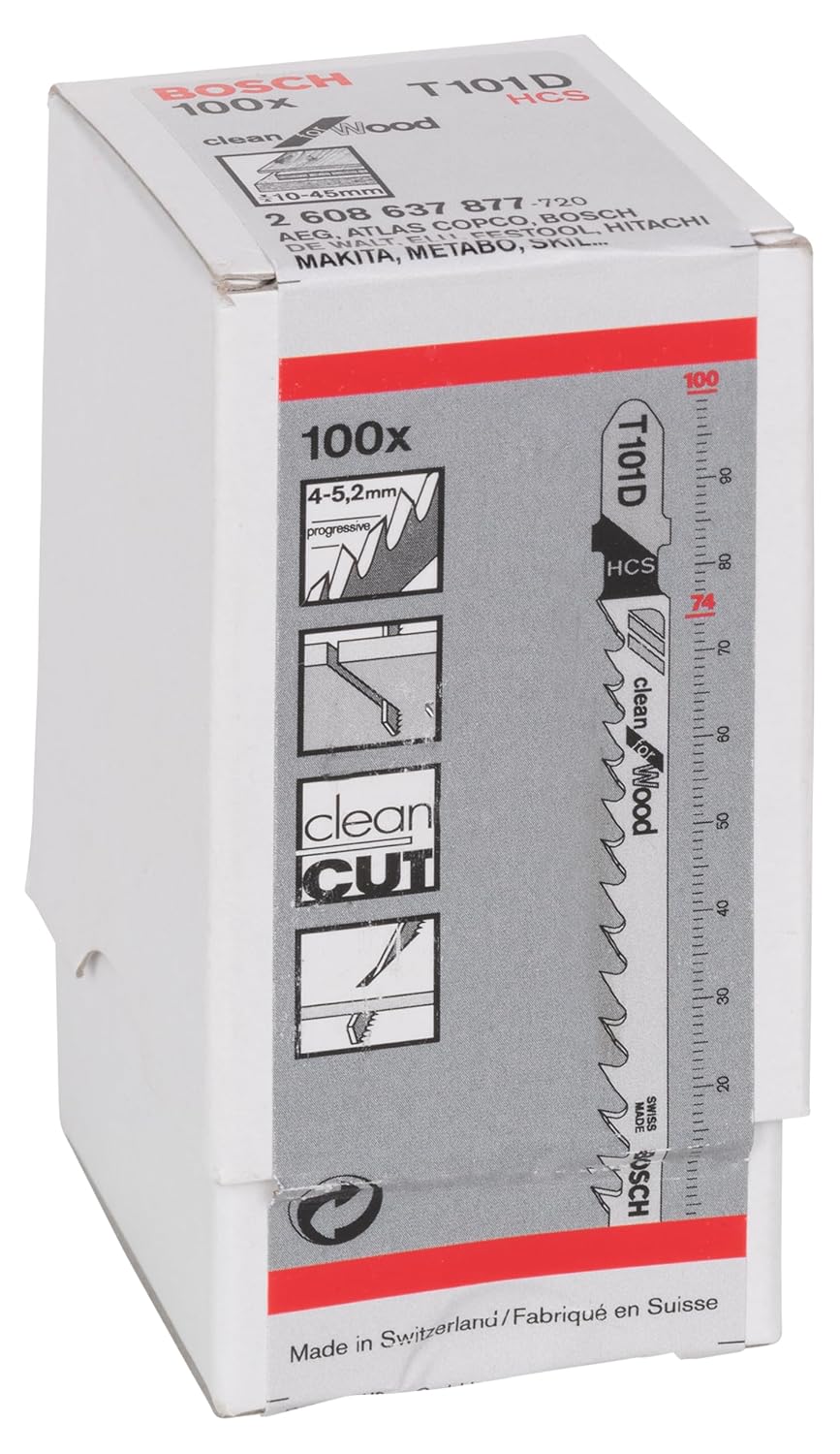 Bosch 2608637877 Jigsaw Blade ''T101D'' 100 Pcs — detail image 2