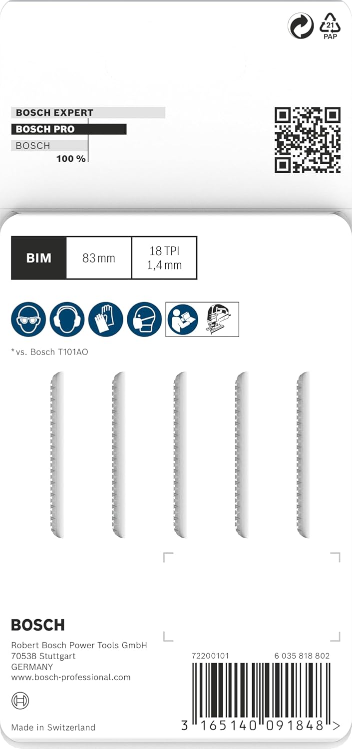 Bosch Professional 2608634233 Clean Hardwood 1 Lug 101 AOF, Silver — detail image 4