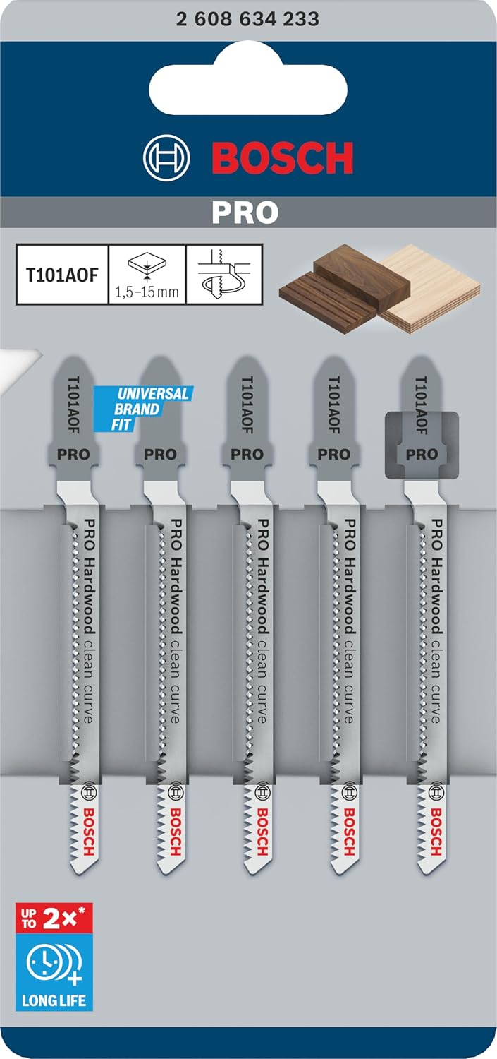 Bosch Professional 2608634233 Clean Hardwood 1 Lug 101 AOF, Silver — detail image 2