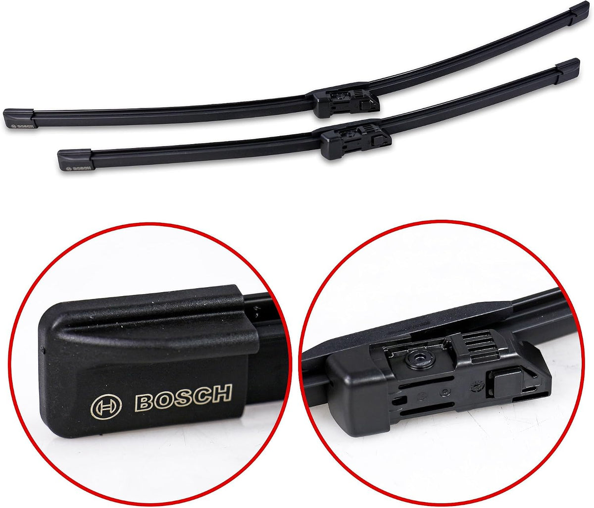 Bosch Aerotwin 3397118979 Original Equipment Replacement Wiper Blade - 24/19 (Set of 2) Top Lock 19mm — detail image 3