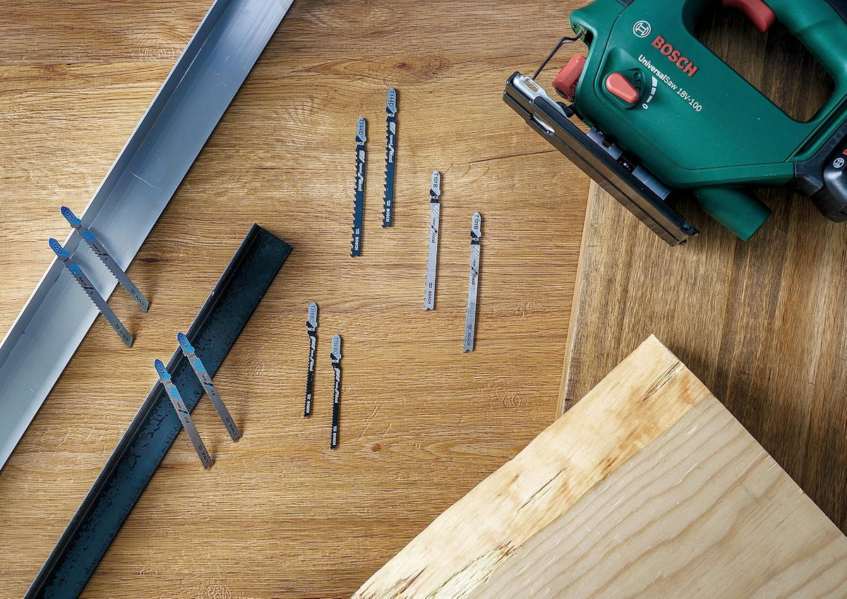 Bosch T-Shank Jigsaw Blade Set for Wood and Metal, 10 Pieces, 2609256746 — detail image 5