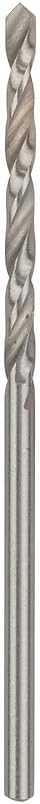 Bosch Pack Of 10 Metal Drill Bit - 2608595053, 2.5 X 30 X 57 Mm Silver — product view
