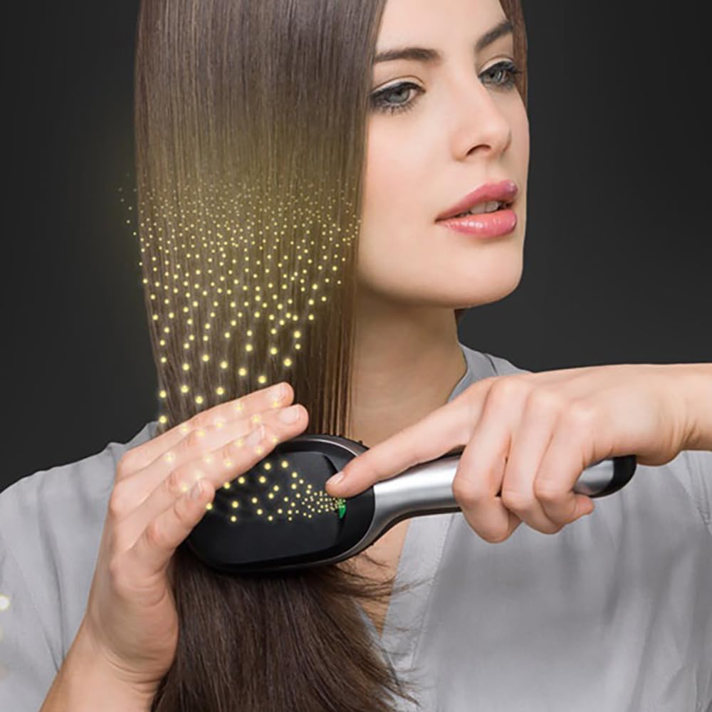 Braun Satin 7 Hair Styler Comb Brush, Black, BR710 — detail image 8