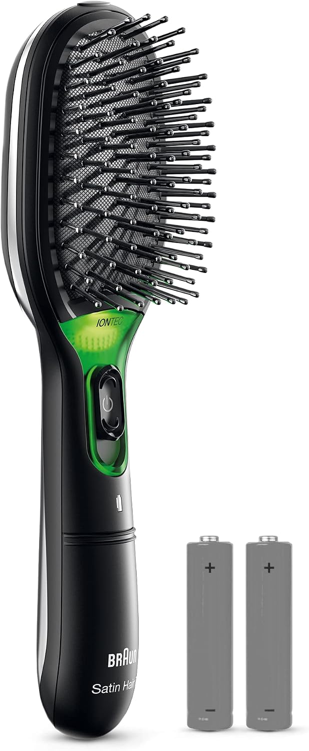 Braun Satin 7 Hair Styler Comb Brush, Black, BR710 — detail image 7