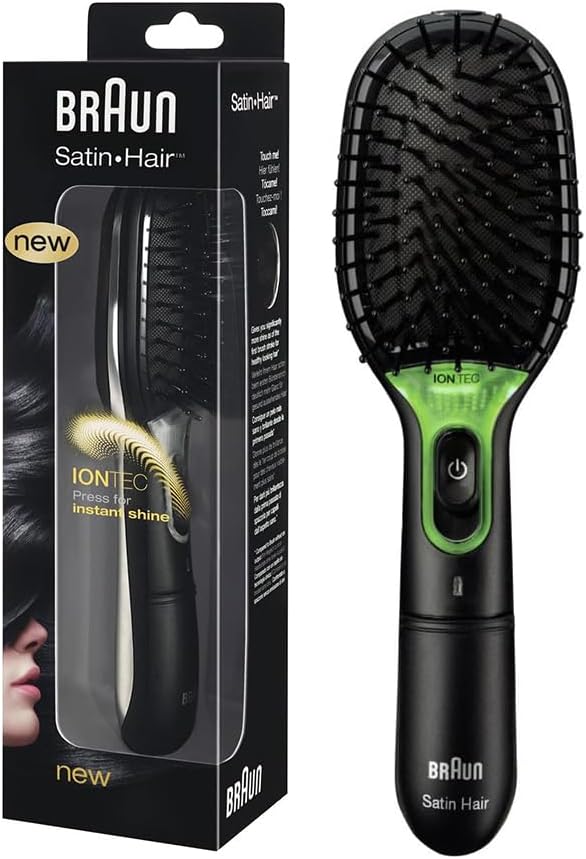 Braun Satin 7 Hair Styler Comb Brush, Black, BR710 — detail image 11