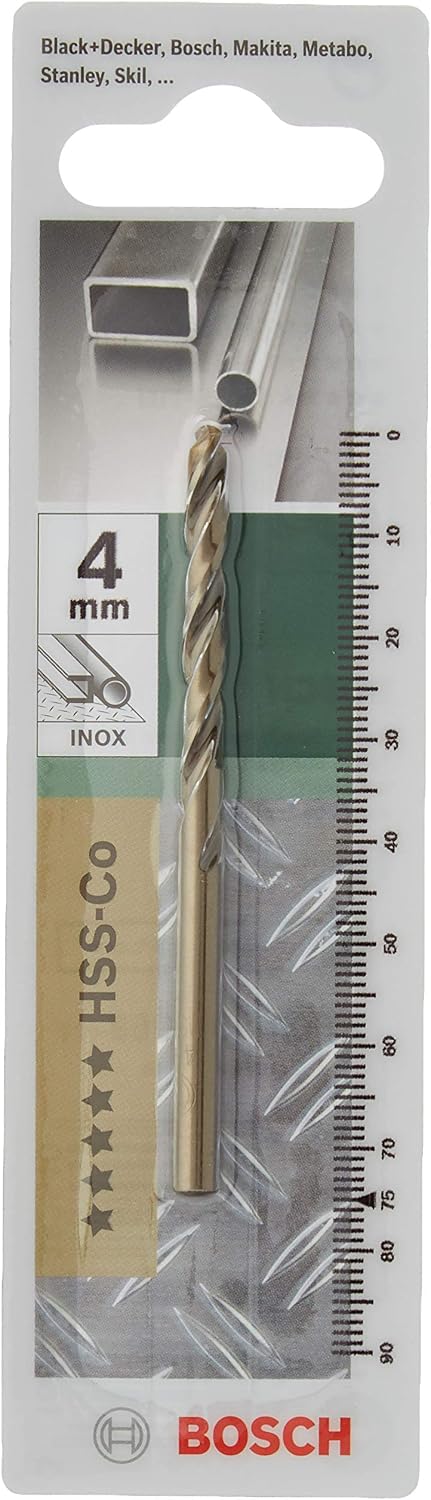 Bosch DIY 2609255068 Metal Drill Bit HSS-Co 4 x 43 x 75 mm (1) — product view