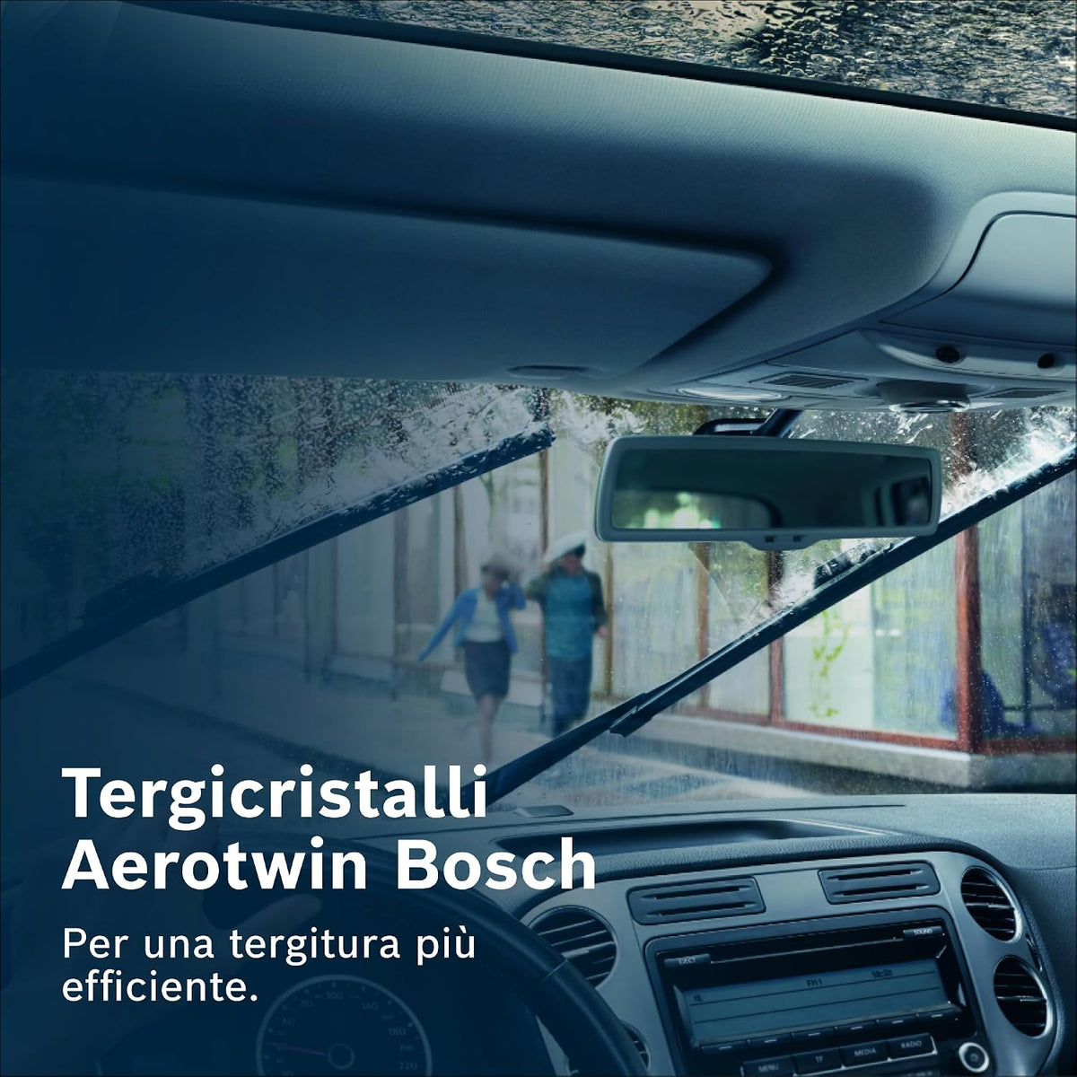 Bosch Aerotwin 3397007638 Original Equipment Replacement Wiper Blade - 26"/21" (Set of 2) Top Lock 16mm — detail image 5
