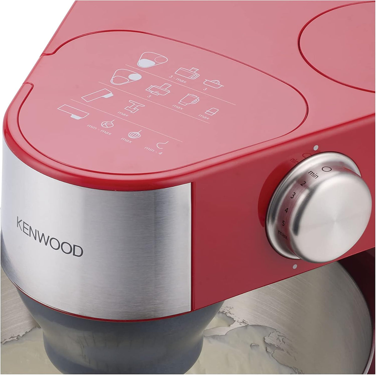 KENWOOD Stand Mixer Kitchen Machine PROSPERO 900W with 4.3L Stainless Steel Bowl, K-Beater, Whisk, Dough Hook, Glass Blender, Meat Grinder,  — detail image 4
