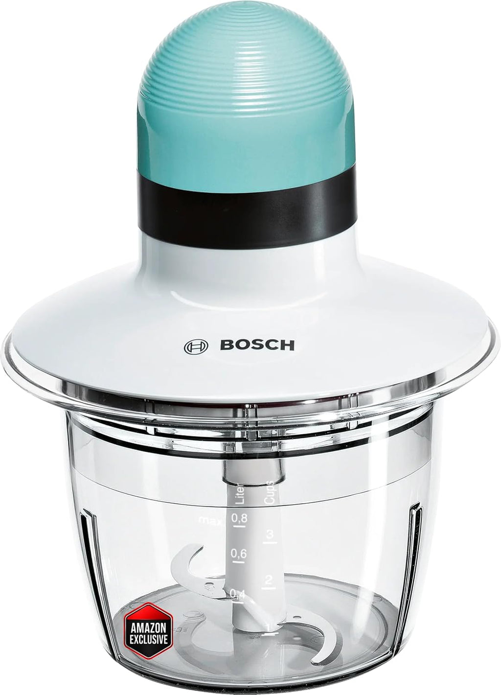 Bosch Chopper, MMR0801GB, 0.8L / 400W, White/Green, German Engineering — product view