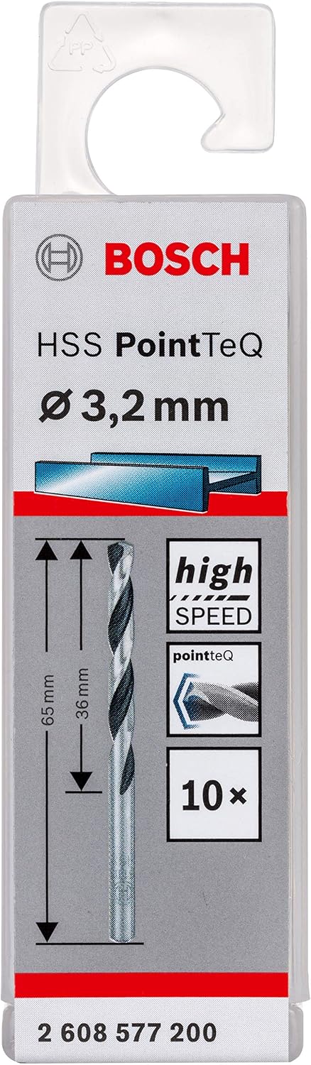 Bosch Accessories Metal Twist Drill Bits, 2608577200 (Pack Of 10) — product view