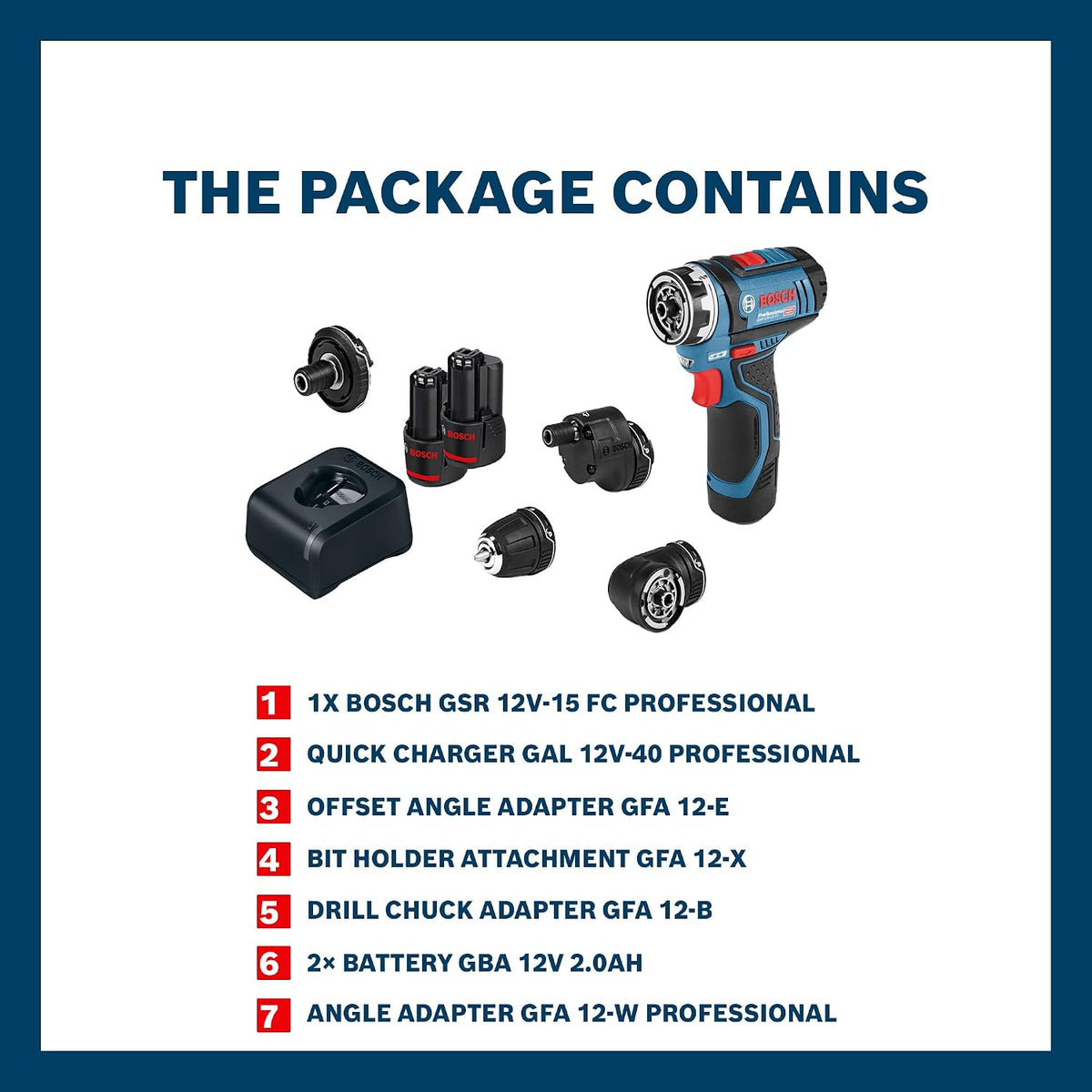 Bosch GSR 12V-15 FC FC Power Tools, GSR 12 V-15, 2 x 2AH Battery — detail image 2