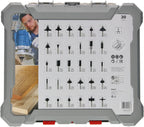 Bosch Professional 30 pcs. Mixed Router Bit Set (for Wood, Ø 8 mm Shank, Accessory Router) — detail image 3
