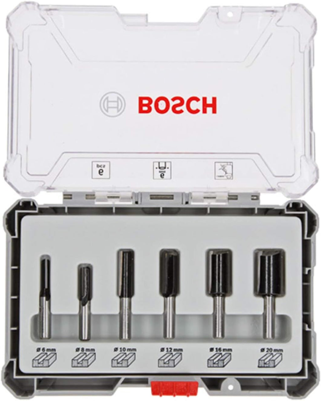 Bosch Professional 6 Pcs Router Bit Set With Straight Bits With 6Mm Shank — detail image 5