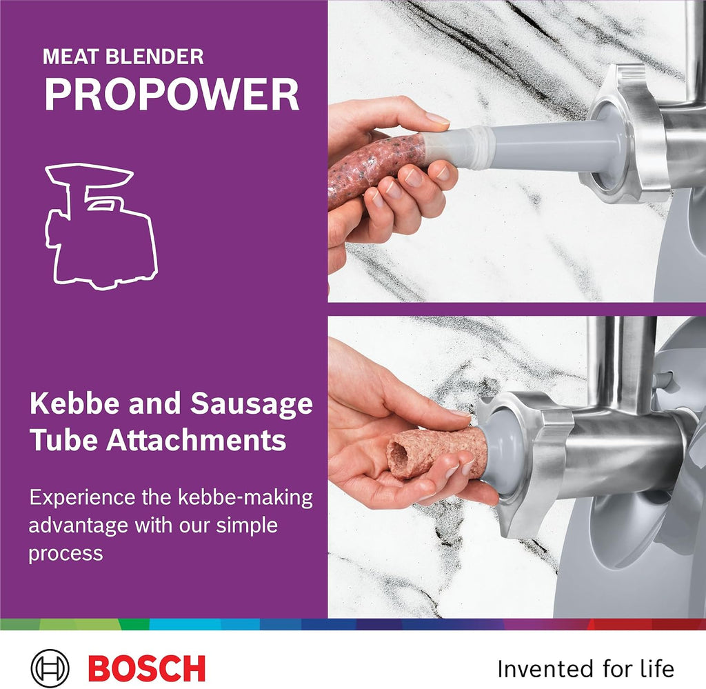 Bosch ProPower Meat Mincer, MFW66020GB, 1800W, White, German Engineering — detail image 4