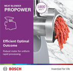 Bosch ProPower Meat Mincer, MFW66020GB, 1800W, White, German Engineering — detail image 3