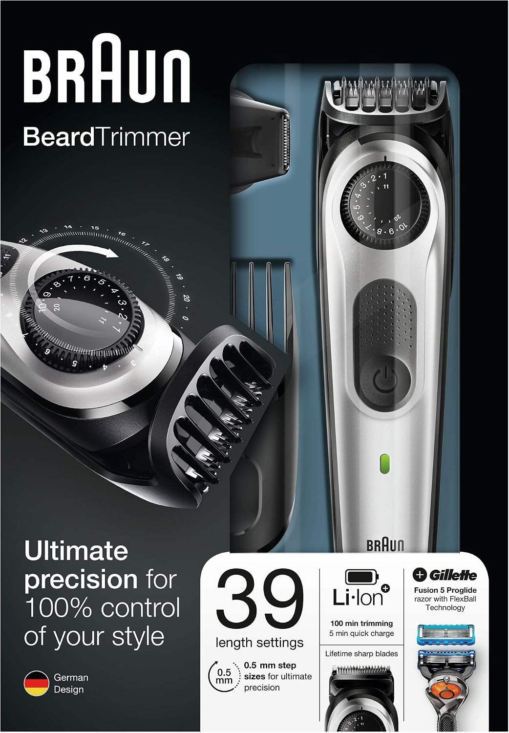 Braun BT 5060 Rechargeable Beard Trimmer & hair Trimmer (Pack of 1) — detail image 2