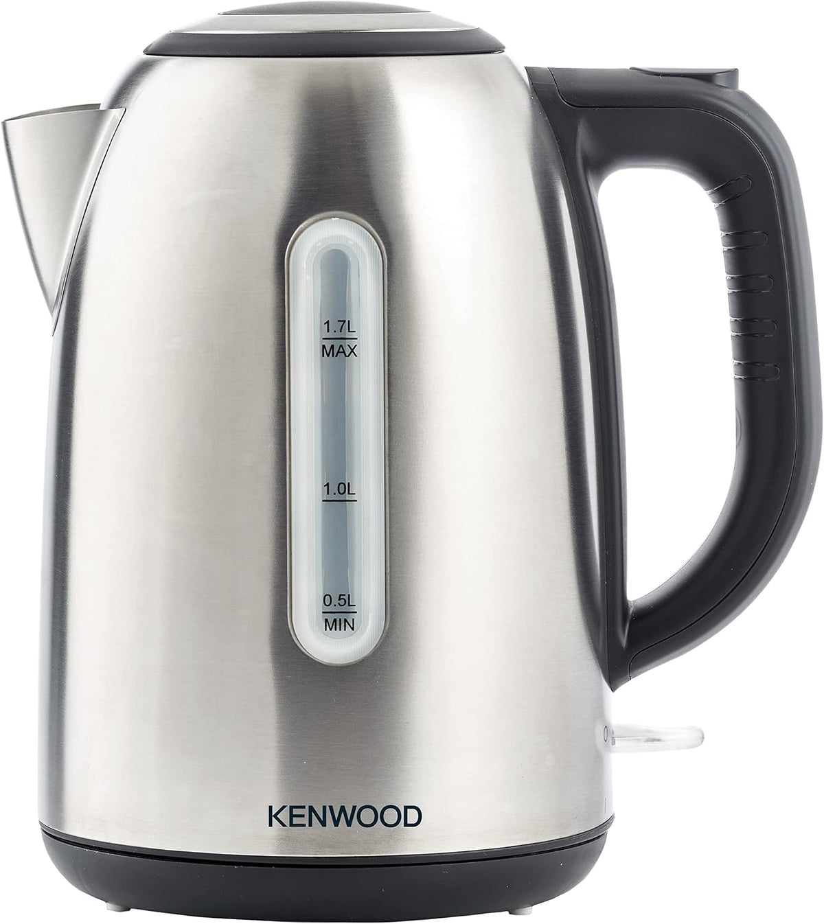 KENWOOD Stainless Steel Kettle 1.7L Cordless Electric Kettle 2200W with Auto Shut-Off & Removable Mesh Filter ZJM01.A0BK Silver/Black — product view