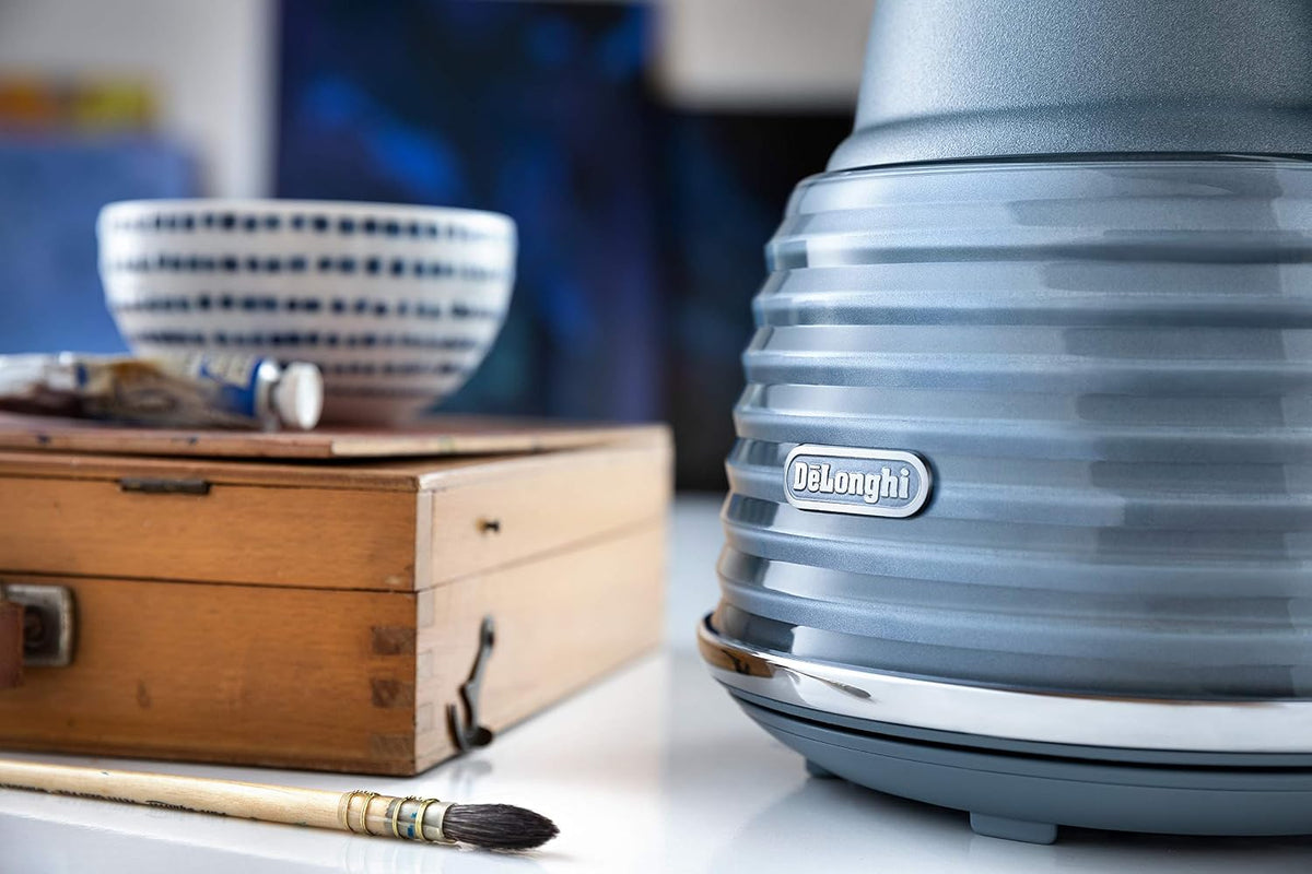 De'Longhi Scolpito KBZS3001.AZ Kettle, 1.5 L, Mineral Blue — detail image 6