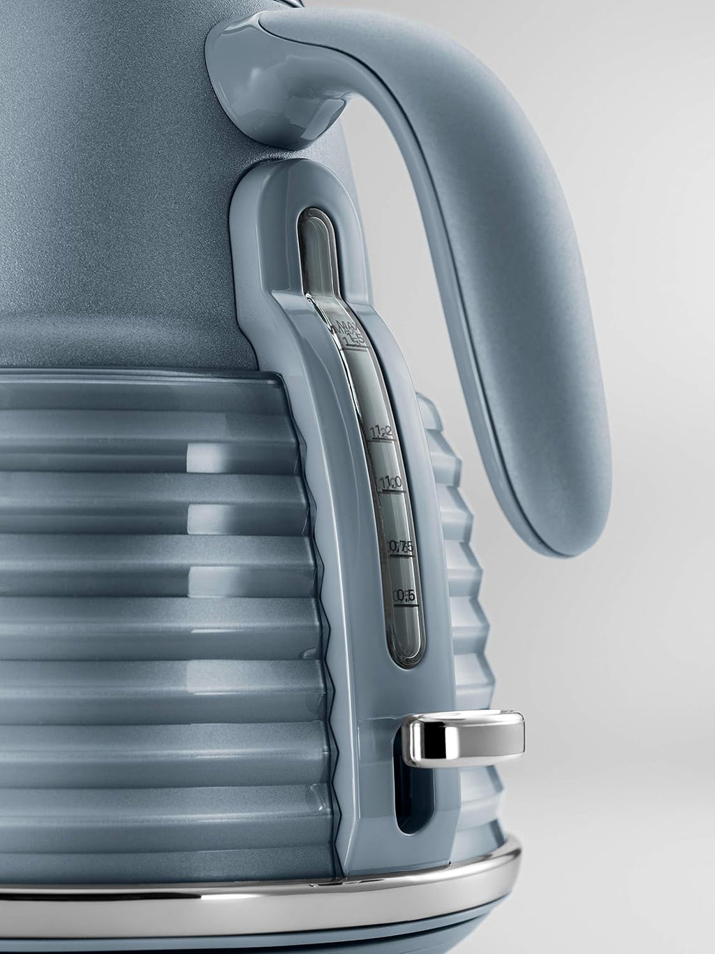 De'Longhi Scolpito KBZS3001.AZ Kettle, 1.5 L, Mineral Blue — detail image 7