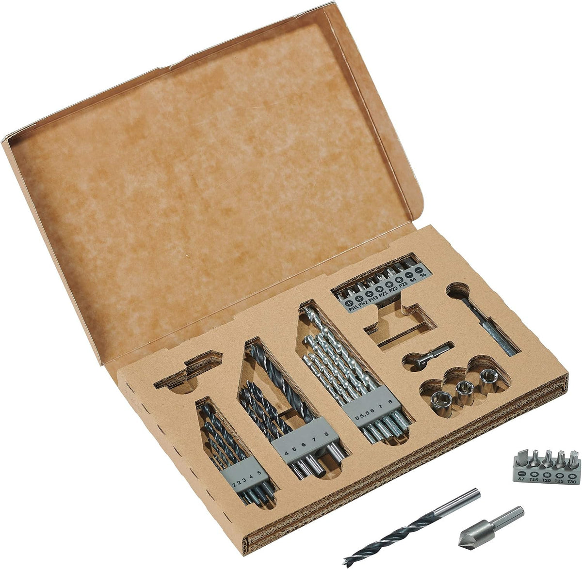 Bosch Accessories 34-Piece Screwdriver/Drill bit Set (for Wood, Metal and Stone, Accessories for Drill Drivers) — product view