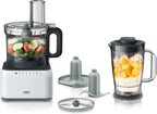 Braun Fp 3131, Food Processor White , 800 Watts. Blender 1.2 L, Food Prep Bowl 2.1 L, 2 Speed Button And Pulse. — product view