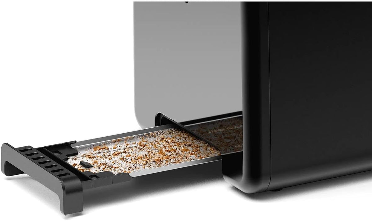 Bosch Compact Toaster, TAT3P423GB, Two Slice, Stainless Steel Black, German Engineering — detail image 6