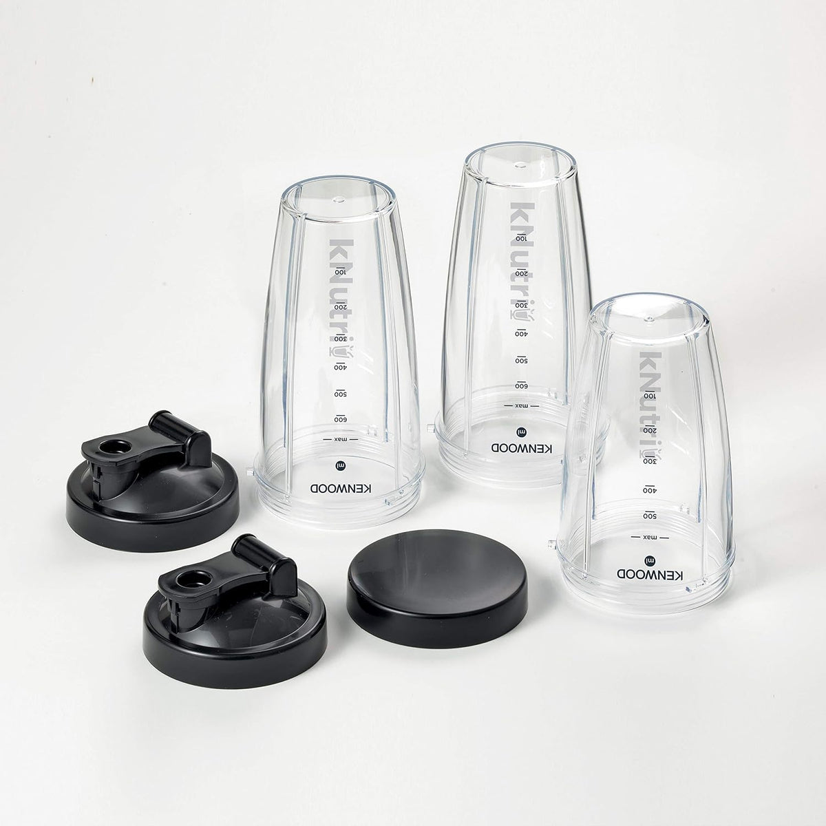 KENWOOD Personal Blender 600W Smoothie Blender/Smoothie Maker 600W with 2 x 700ml & 600ml Tritan Smoothie2Go Bottle and Lid, Ice Crush Funct — detail image 10